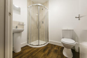 Modern Bathroom at Alcohol Rehab Surrey Facility Alcohol Rehab Surrey bathroom: clean, accessible, comfortable